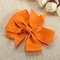 1 Pcs DIY Ribbon Butterfly Hair Bow Wedding Party Home Decoration  - Orange