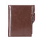 Ferricos RFID Antimagnetic Genuine Leather Vintage Card Holder Coin Bag Short Wallet For Men - Coffee