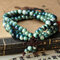 Ethnic Hand-woven Ceramic Beads Multi-layer Bracelet Geometric Irregular Ceramic Beads Bracelet - 2
