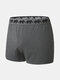 Mens Solid Cotton Elephant Waistband Seamless Comfy Shorts Pajama Bottoms - Dark Gray