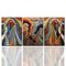 3Pcs Living Room Frameless Painting Abstract Colorful Animal Horse Decoration Canvas Painting - #4