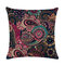 Bohemian Pillowcase Creative Printed Linen Cotton Cushion Cover Home Sofa Decor Throw Pillow Cover - #12