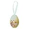 6 Pcs Assorted Colors Easter Painted Eggshells Decoration Handmade Paint Hanging Eggs - 4*6cm