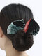 Trendy Simple Floral Print Bowknot-shaped Cloth Hair Band Hair Accessories - #16