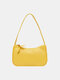 Women Casual Solid Phone Shoulder Bag - Yellow