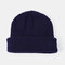 Unisex Solid Color Knitted Wool Hat Skull Caps Beanie hats - Navy