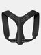 Humpback Correction Belt Adjustable Night Running Reflective Adult Back Posture Correction Belt - Black