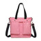 Canvas Casual Light Candy Color Handbag Shoulder Bag Crossbody Bags For Women - Pink