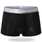 Sexy Hole Breathable Mesh Pouch Separation Physiological  Health Care Boxers for Men - Black