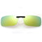 Mens Womens Driver Light Polarized Sunglasses Clip Myopia Glasses Sunglasses clip - Yellow+Green