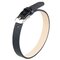 Fashion Cuff Bracelets Leather Belts Simple Adjustable Bangle Bracelet Jewelry for Women Men - Black