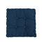 <US Instock>Confortável Soft Engrossar almofadas para cadeiras quadradas Almofada para cadeira de jantar de escritório Cor sólida Interior Externo - azul