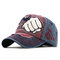Unisex Fist Versatile Cap Washable Worn Adjustable Baseball Cap Breathable Cotton Sun Hat - #03