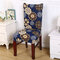 Capa Esticada Para Cadeira de Modelo Floral Contratada Moderna Decoração Doméstica - #5