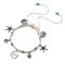 Bohemian Hemp Rope Shell Starfish Tassel Pendant Adjustable Ankle Turquoise Beaded Chain Ankle - 02