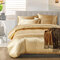 3pcs/set Solid Color Bedding Sets King Double Size Satin Silk Like Summer Single Bed Linen China Luxury Bedding Kit Duvet Cover Set - Camel