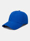 Unisex Quick-dry Solid Color Travel Sunshade Breathable Baseball Hat - Dark Blue
