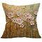 Federa di lino per divano con pittura creativa - #2