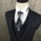 Vintage Bow Tie Black Leather Luxury Crystal Multiple Styles Bow Bolo Tie Formal Jewelry for Men - 03