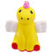 Cão voador Fox Squishy Lento Rising Toy Soft Gift Collection - Amarelo