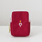 Digital Data Cable Storage Phone Bag Thicker Nylon Hand-held Bag Car Key Camera Bag - Red