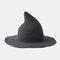Cashmere Wool Funny Witch Hat Party Festival Knit Fedora Hat - Gray