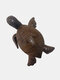 1 PC Practical Resin Hawaiian Turtle Woodcarving Realistic Woodcarving Display Mold Simulation Funny Statue Gardening - #01