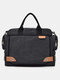 Men Business 13.3 Inch Laptop Bag Briefcases Messenger Bag Handbag Shoulder Bag - Black