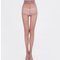 Women Summer Thin Flexible Lined Stretchy Leggings Pants Elastic Pantyh Silk Stockings - Coffee