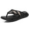 Slippers Men's Season Slip Sandals Personality Trend Pinch Outdoor Beach Shoes Flip Flops Men - Beige