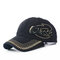 Men Women Adjustable Baseball Hat Golf Embroidery Snapback Hip-hop Sports Cap - Black