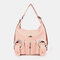 Women Multi-carry Waterproof Anti-theft Large Capacity Crossbody Bag Shoulder Bag Handbag Backpack - Pink