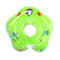 Swimming Baby Accessories Neck Ring Tube Safety Infant Float Circle for Bathing Inflatable Flamingo Inflatable Water - Green