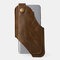EDC Rub Color Genuine Leather 6.5 Inch Phone Holder Phone Case Waist Belt Bag - Coffee