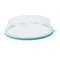 Honana CF-DC16 Microwave Refrigerators PP Silicone Plate Cover Multipurpose Seal Stack Bowel Cover - Light Blue