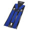 Men Women Fashion Clip-on Suspenders Elastic Y-Shape Adjustable Braces - Royal Blue