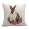 EASTER Rabbit Bunny Pillow Cover Cushion Case Home Summer Sofa Car Linen - #7