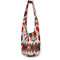Women National Style Printed Art Cotton Crossbody Bag Shoulder Bag - 041