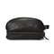 Ekphero Vintage Genuine Leather Clutch Bag Handmade Multifunction Cosmetic Bag For Men - Black