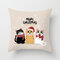 Cartoon Animals Christmas Linen Throw Pillow Case Home Sofa Christmas Decor Cushion Cover - #7