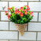 フラワーバイオレットの壁アイビーフラワーハンギングバスケット造花の装飾オーキッドシルクフラワーつる - ＃9