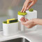 Стеллаж для хранения Кухонные принадлежности Многофункциональное моющее средство для раковины Мыло Диспенсер для рук Мыло Бутылка - Зеленый