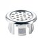 Запасная крышка с круглым кольцом для раковины Круглая хромированная отделка Ванная комната Керамический Кольцо для перелива для раковины - #1