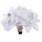Fancy Hair Bun Flower Clip Pin Bridal Wedding Prom Party - White