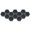 12Pcs 3D DIY Mirror Hexagon Vinyl Removable Wall Stickers Decal Home Decor Art - Black