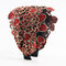 Embroidery Stereoscopic Ethnic Style Hair Band Female FashionWide Brimmed Hair Band - Red