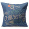 Christmas Letters Throw Pillow Case Square Sofa Office Cushion Cover Home Decor - #1