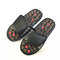 Women Massage Cobblestone Foot Pedicure Acupoint Healthcare Flat Slippers - Black1