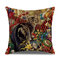 الرجعية نمط القطط الكتان القطن غطاء الوسادة المنزل أريكة ديكور فني رمي المخدة - #7