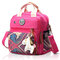 Women Canvas Multifunctional Momy Baby Bags Shoulder Bag Backpack  - Pink